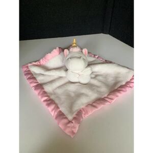 Carters Unicorn Security Blanket White Pink Gold Horn Baby Girl Lovey Lovie.  Go